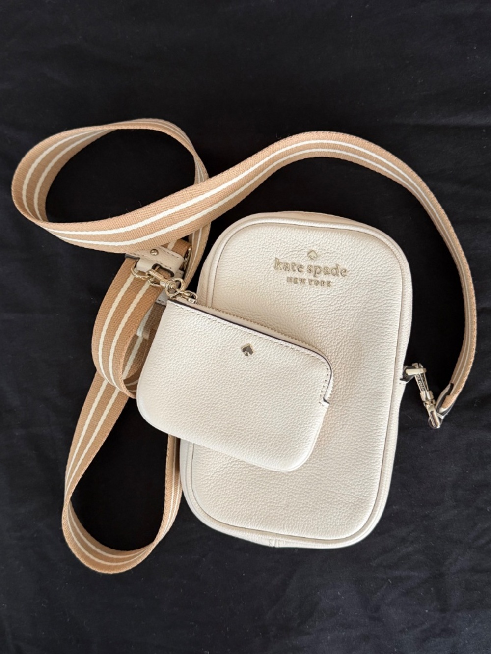 Kate Spade New York Rosie Pebbled Leather North South Phone Zip Crossbody